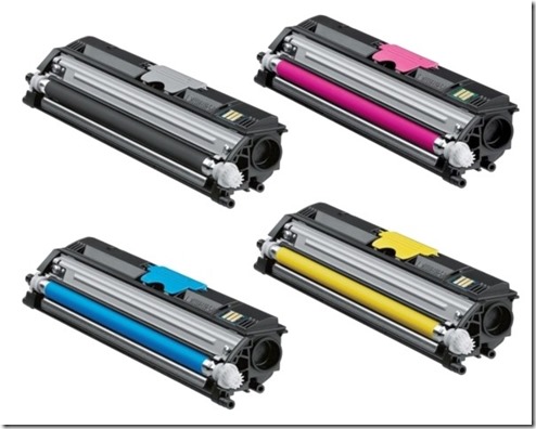 Comment recharger une cartouche laser Konica Minolta MagiColor 1600W.