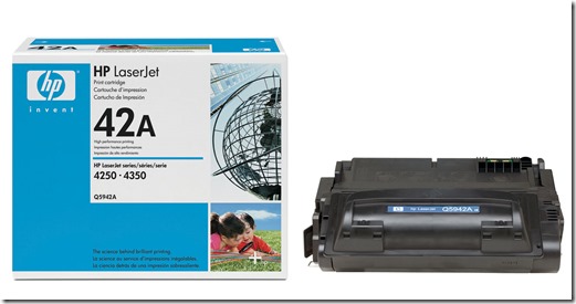Comment recharger une cartouche toner de type HP 42A / Q5942A