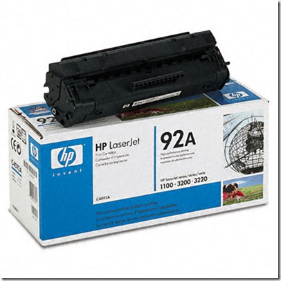 Comment recharger une cartouche toner HP C4092A / 92A