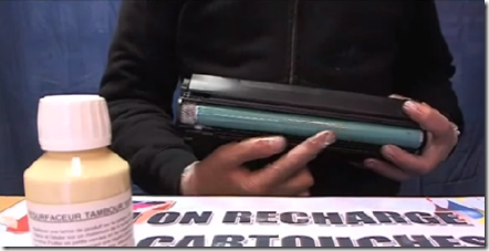 Méthode pour resurfacer un tambour d’imprimante laser